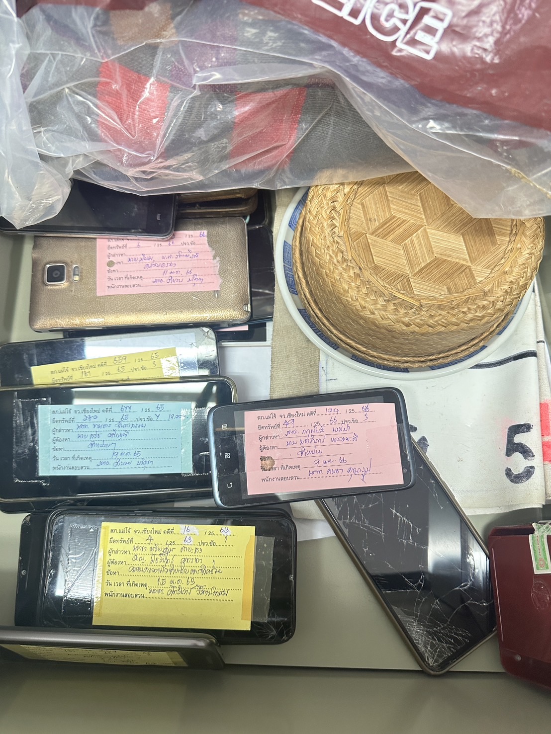 การจัดเก็บของกลางคดีอาญา